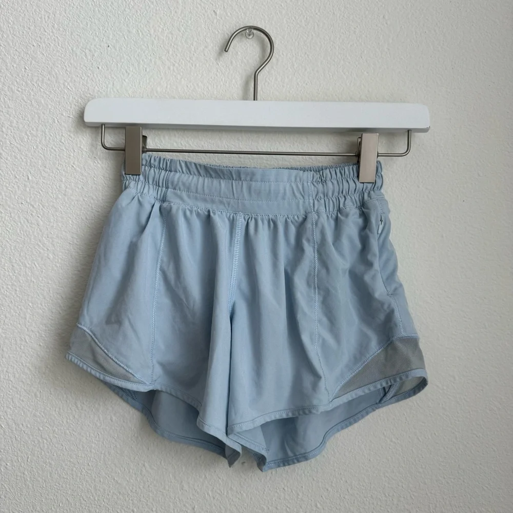 Lululemon• Tall Hotty Hot Short / Blue Linen - Picture 2 of 4